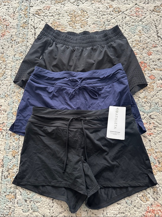 Athleta Pants - Bundle (3x) of Athleta Black & Navy Athletic Shorts | XS